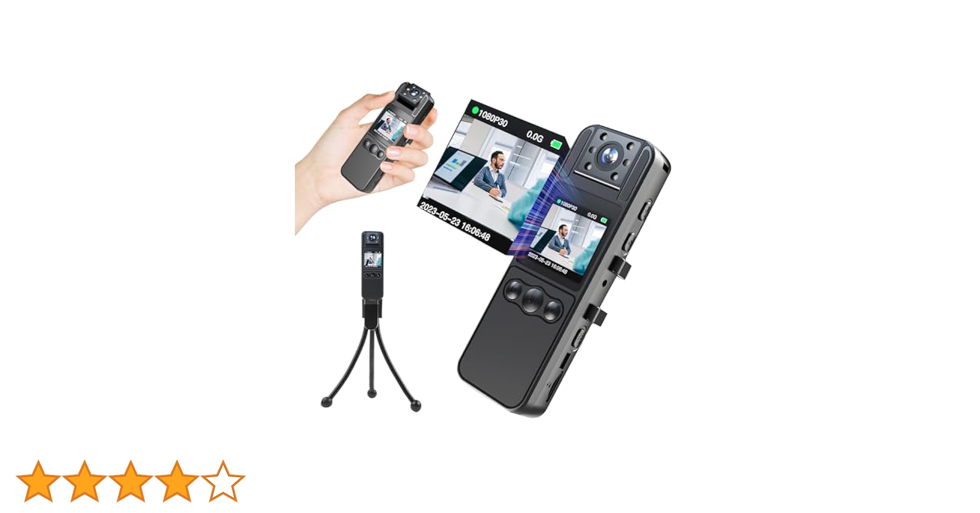 Amazon.co.jp: 【長時間録画の小型ビデオカメラ】Hosiakly 小型